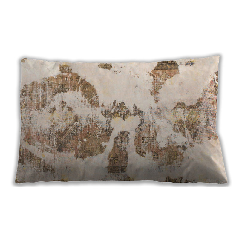 Coussin abstrait lombaire 1038 Abstract, Microsuède