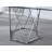 Glass Top Metal Base Dining Table-1735962147