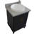 Hunstant 25 " W Freestanding Standard Free Standing 1 Single Vanity Bathroom Vanity With Granite Top-570988366-570988365