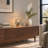 1-Light Dimmable 7.6" Small Metal Cage Table Lamp with Wood Base