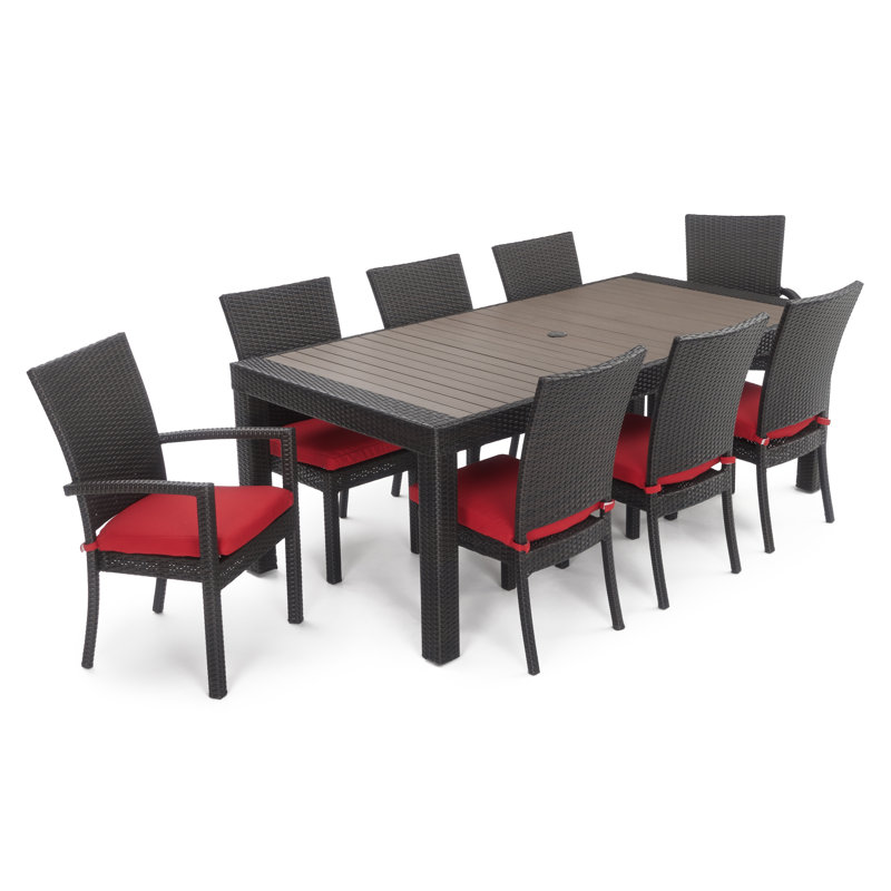 Deco Outdoor 20 - Piece Conversation Set, Canvas Jockey Red Sunbrella® Canvas