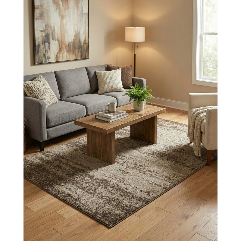 Tapis brun Arendtsville, Rectangle 3 pi 1 po x 5 pi 3 po