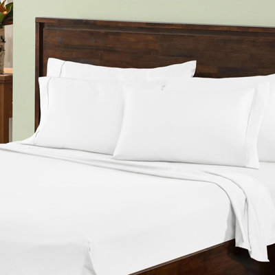 Ensemble de draps 1000 fils en mélange de coton