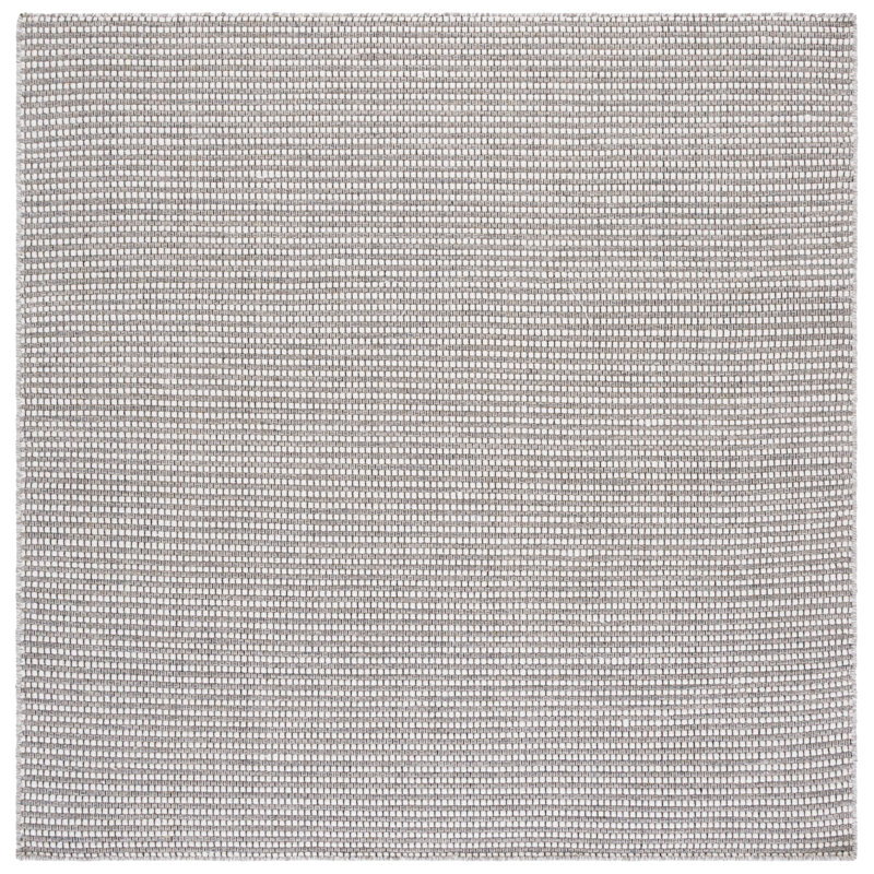 Natura Hand Woven Wool;Cotton Solid Color Rug, Square 6'