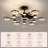49.2" LED Dimmable Ceiling Fan with Light and Remote with Starry Sky-2115638408