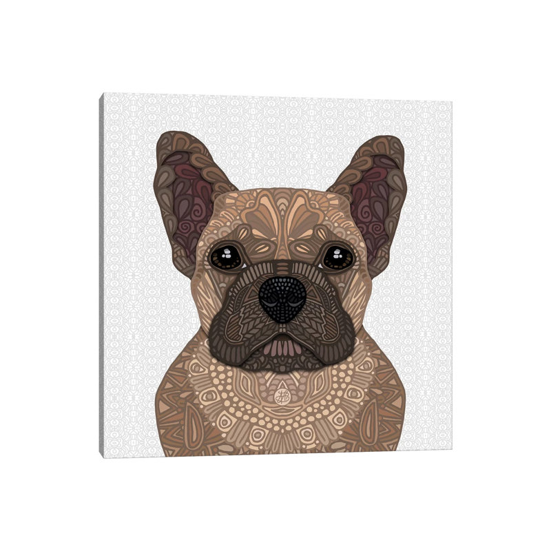 Fawn Frenchie by Angelika Parker - Wrapped Canvas Print, 30.48cm H x 30.48cm W x 1.905cm D