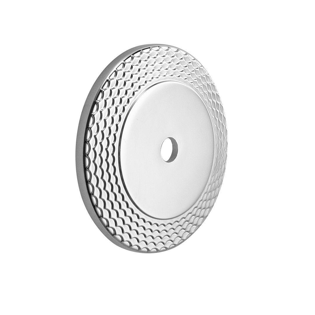 Paris 1-1/2" Mermaid Scale Backplate Sumner Street Home Hardware 