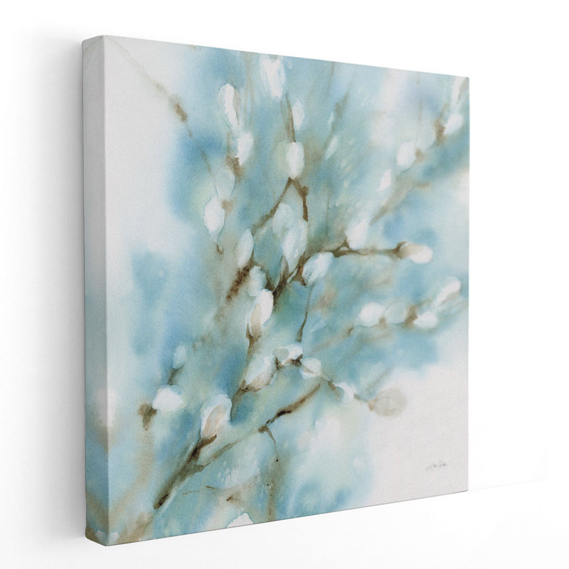 Puss Willows - reproduction d'art sur toile, H 12 po x l 12 po