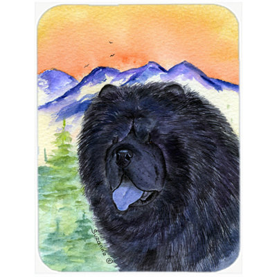 Chow Chow Rectangle Glass Cutting Board