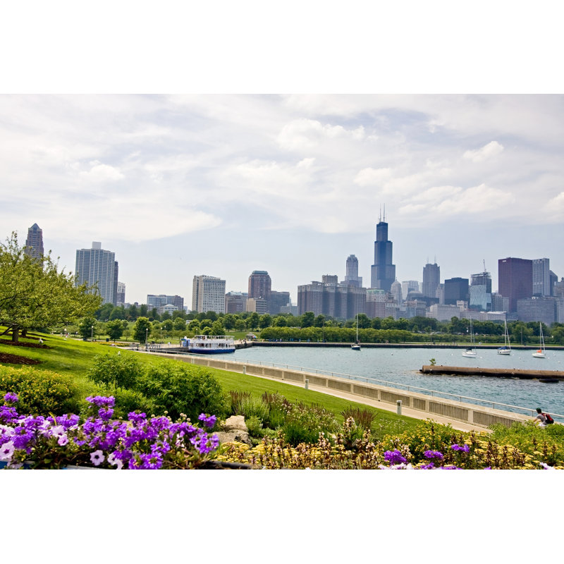 Chicago - photographie sur toile tendue, H 20 po x l 30 po
