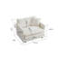 Ensemble de canapé de salon, causeuse 2 places et ensemble de chaise, ensemble de canapé et de chaise 2 pièces, siège 1 + 2