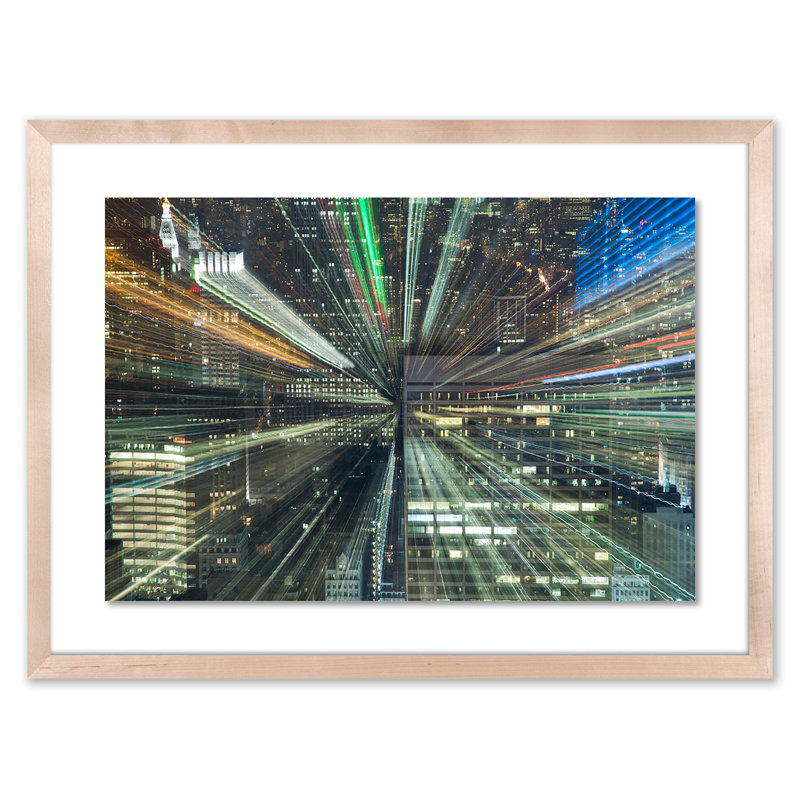 Zoom II Print by Jakob Wagner, Natural, 34" H x 48" W x 2.5" D