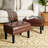 Faux Leather Ottoman-94480726