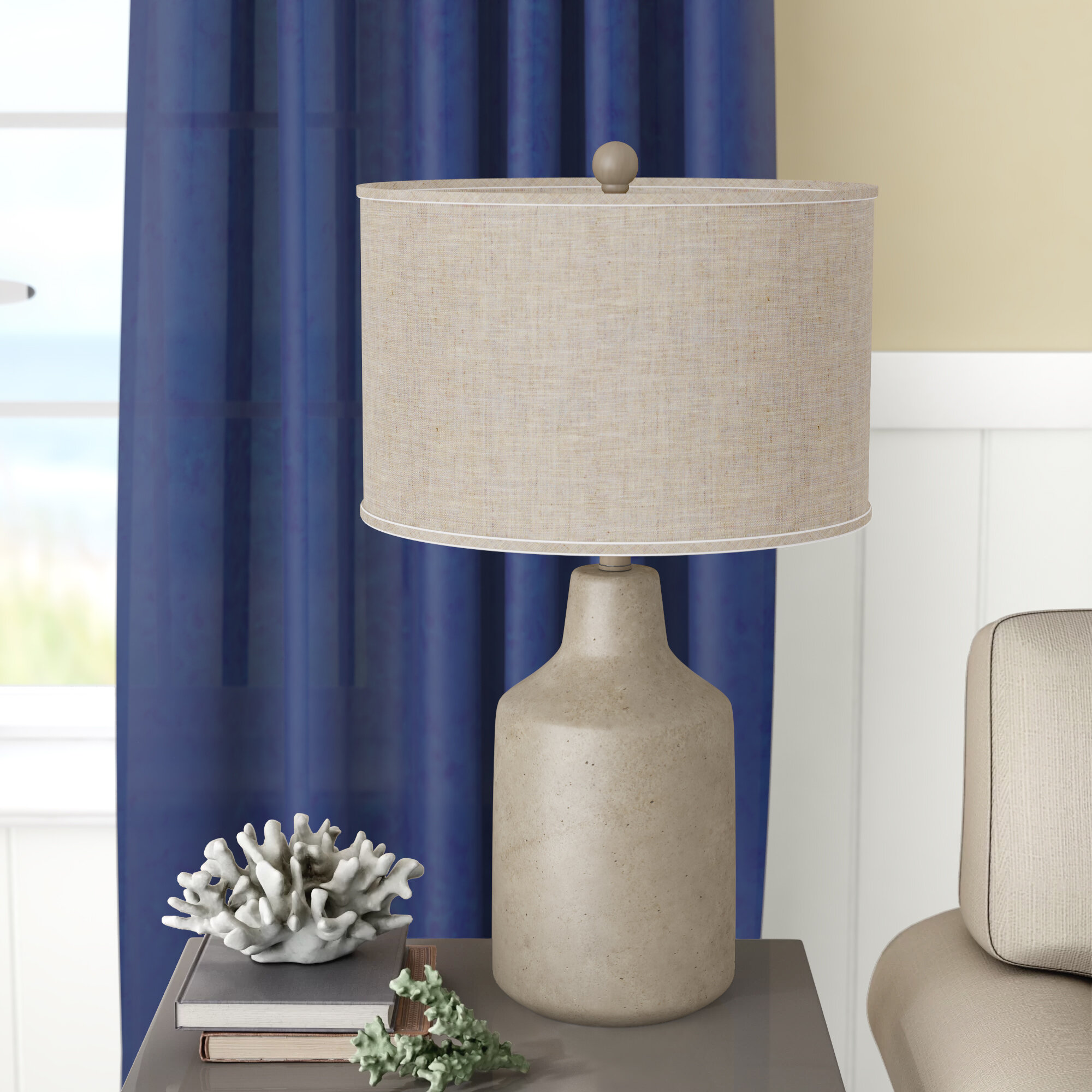 Rosecliff Heights Winston Concrete Table Lamp & Reviews | Wayfair