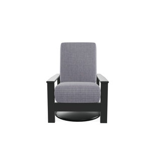 Chaise berçante pivotante cachée en polymère Leeward
