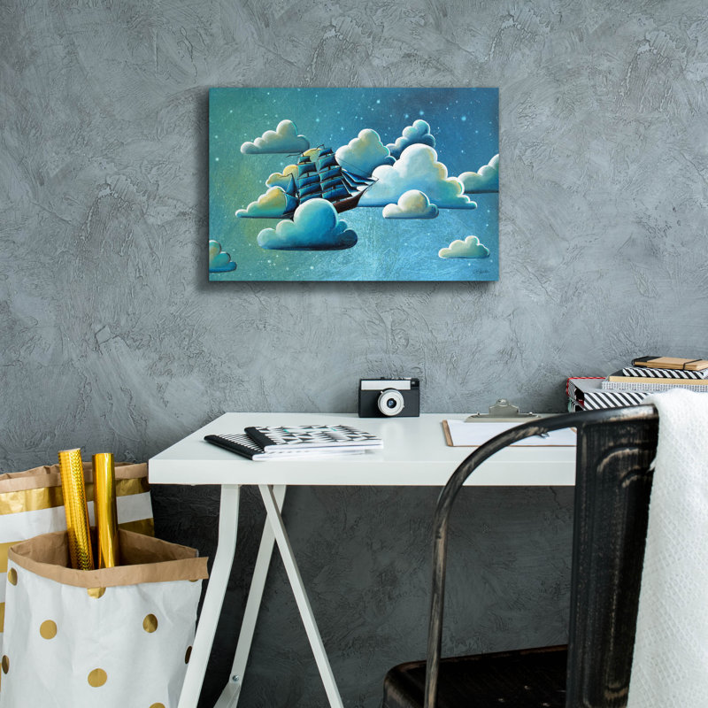 "La navigation astronautique" par Cindy Thornton, H 12 po x l 18 po x P 0,75 po