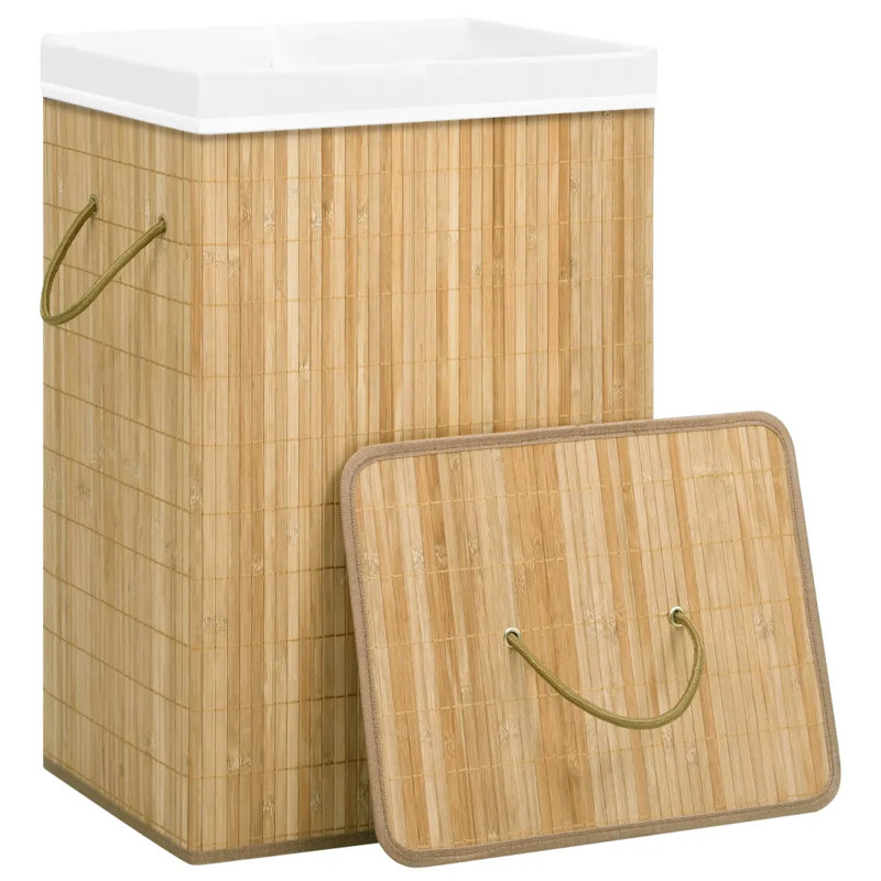 Fabric Laundry Hamper with Handles, Small (60 cm x 40 cm x 30 cm)