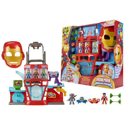 Ensemble de jeu Marvel Iron Man And His Awesome Friends Iron Quarters