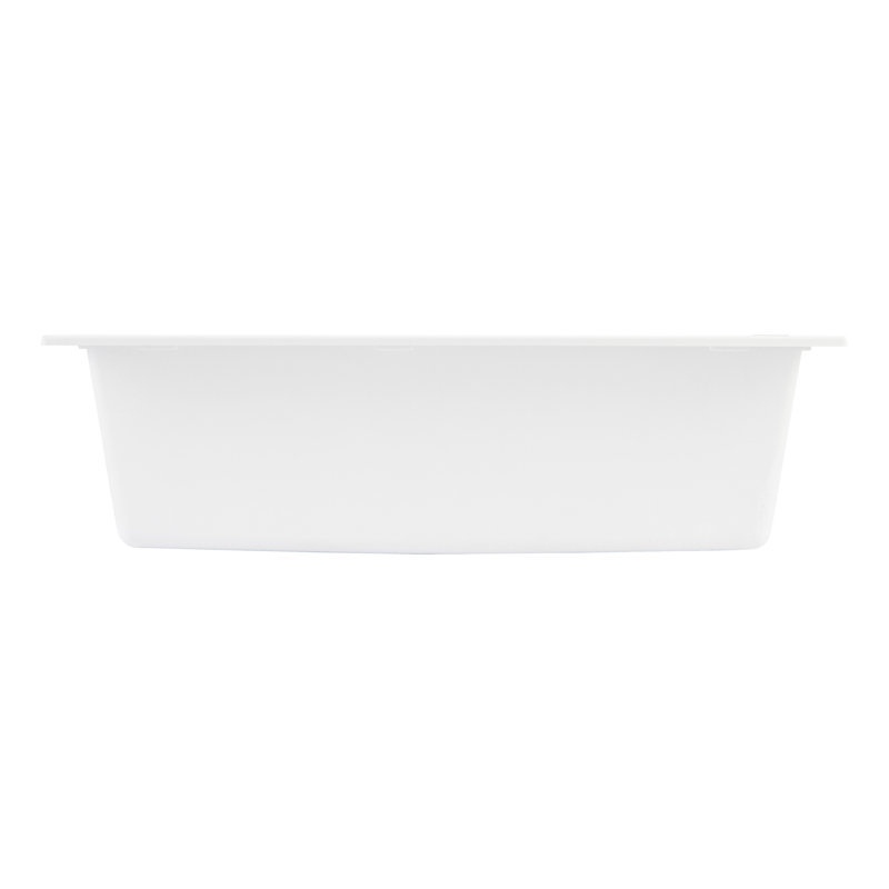 Algren 33" L Drop-In Kitchen Sink, Cloud White