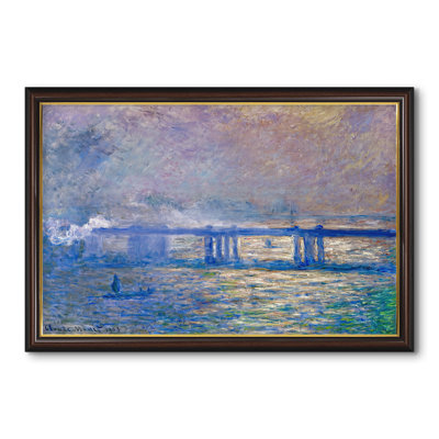 Charing Cross Bridge, 1903 - Claude Monet - Toile encadrée sur mesure