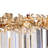 Marquise 16-Light Rectangular Chandelier - Gold