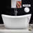 67'' x 32'' Freestanding Soaking Acrylic Bathtub-99334602-50499767