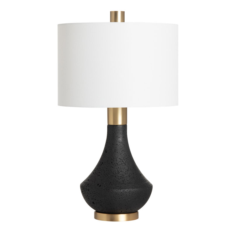 27.5"  Table Lamp With White Shade