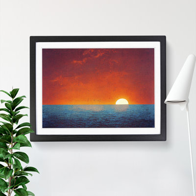 XH1022-6370X Mystical Ocean Sunset - Single Picture Frame Print