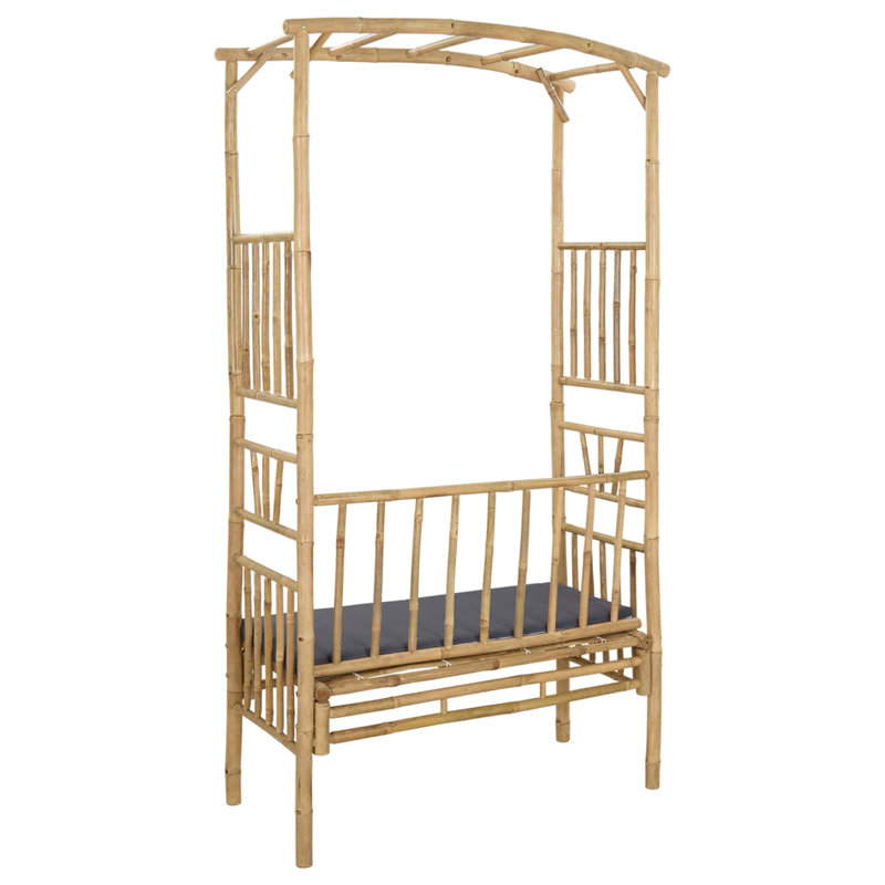 205cm H x 115cm W Bamboo Arched