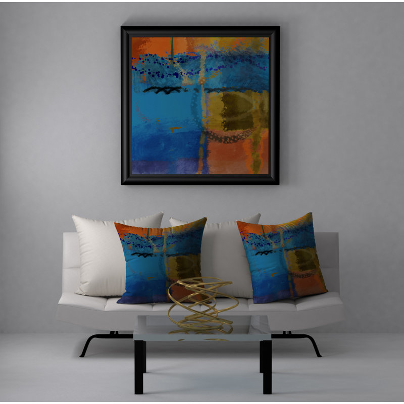  Housse et insert de coussin carré Royal Spectacular, 18" x 18"
