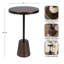 Table d'appoint ronde en métal Tira-1474383775