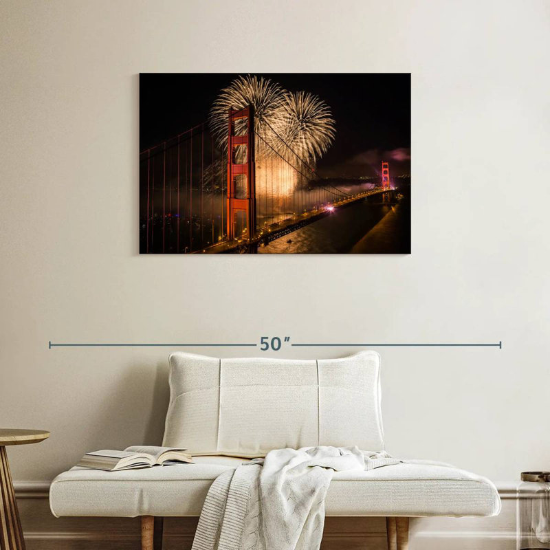 Lilie Golden Gate Bridge Celebration, 24" H x 36" W