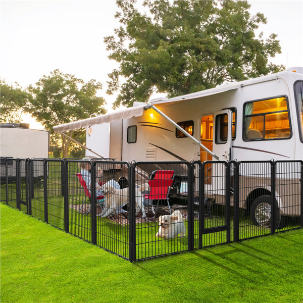 Yaheetech Outdoor Metal Dog Pen  Reviews Wayfair