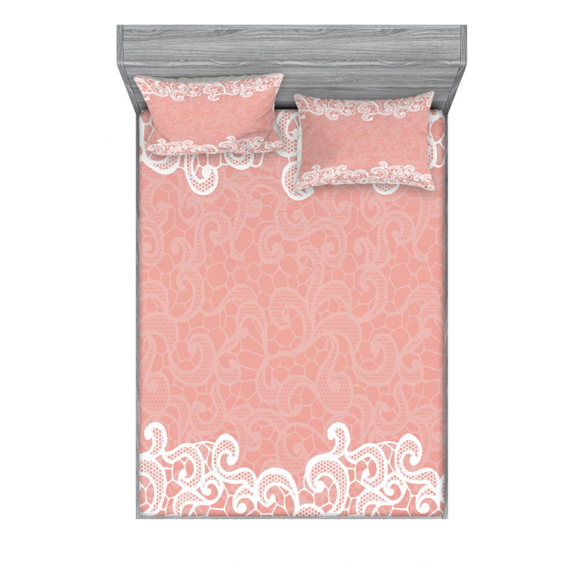 Microfiber Sheet Set, Queen Sheet Set with Fitted Sheet