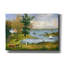 «Epic Graffiti« Early Fall On Nantucket Sound »par JL Munro, art mural sur toile, 26 po x 18 po