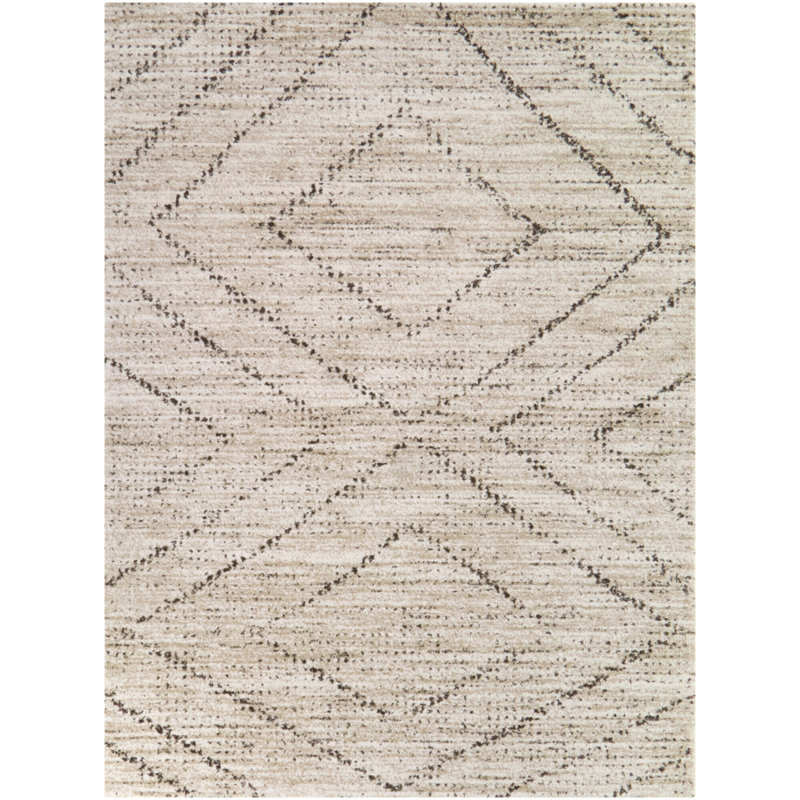 Tapis crème Markees, Rectangle 7 pi 10,5 po x 10 pi 0,1 po