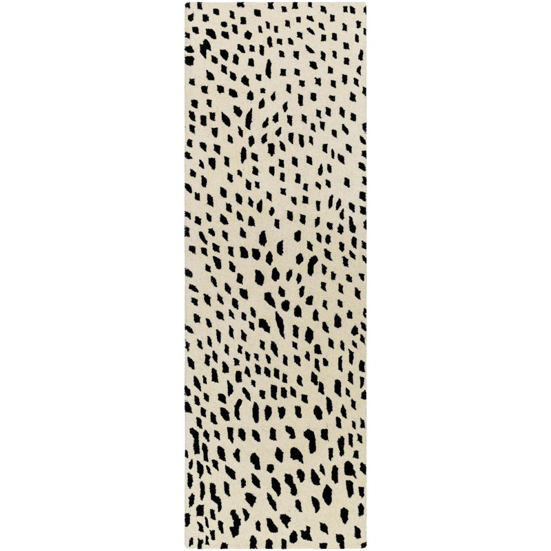 Tapis en laine fait à la main Bauwine, Tapis de couloir 2 pi 6 po x 8 pi
