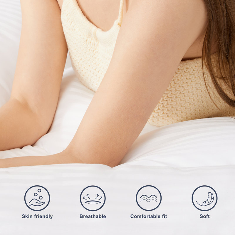 BEDLORE® Cloud Pillow Top Mattress Topper, Plush Down Alternative Mattress Pad with 6-18'' Deep Pocket, Soft Bed Topper for Back Pain Relief