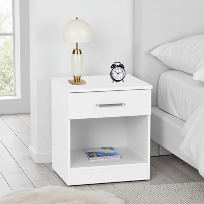 Sumrah 40cm W Manufactured Wood Bedside Table