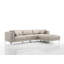 Canapé modulaire en cuir véritable de 120 po Alaga-1238760880-1238752184