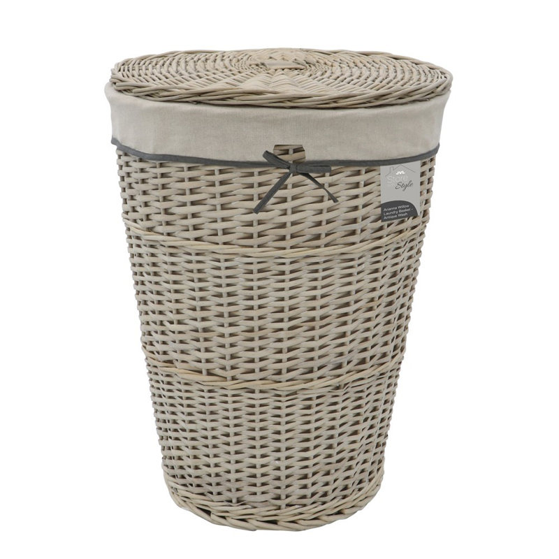 JVL Split Willow Decorative Basket