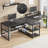 Kolya Modular Iron Computer Desk with Built-In Electrical Outlet-1551059120