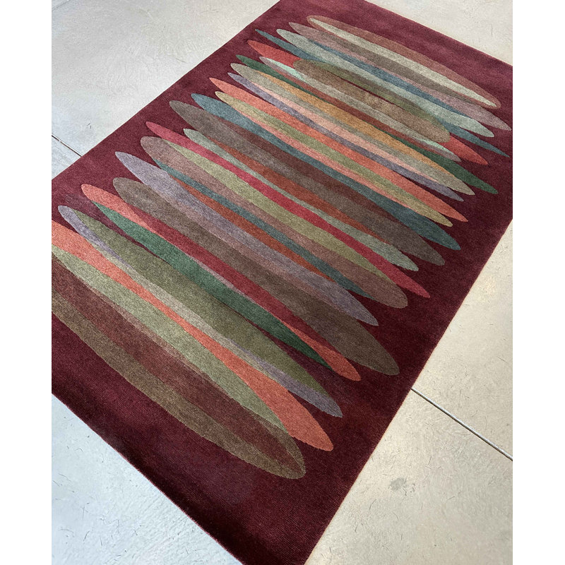 TALL STACK RED, Rectangle 2' x 3'