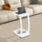 C-Shaped Side Table With Wheels 18.11(W)*13.78(D)*24.8(H)INCH-156165045