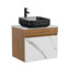 Meuble-lavabo autoportant avec lavabo