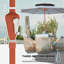 Outsunny 2.7 m Garden Parasol with Crank Double Top-1078041207