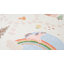 Tapis blanc / bleu à motif de château de licorne blanc / bleu 5 pi x 8 pi (5 pi 3 po x 7 pi 7 po) Tapis Everly Branch-179723721