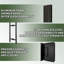 70-72'' W X 76'' H Frameless Hinged Shower Door With Clear Glass Panel