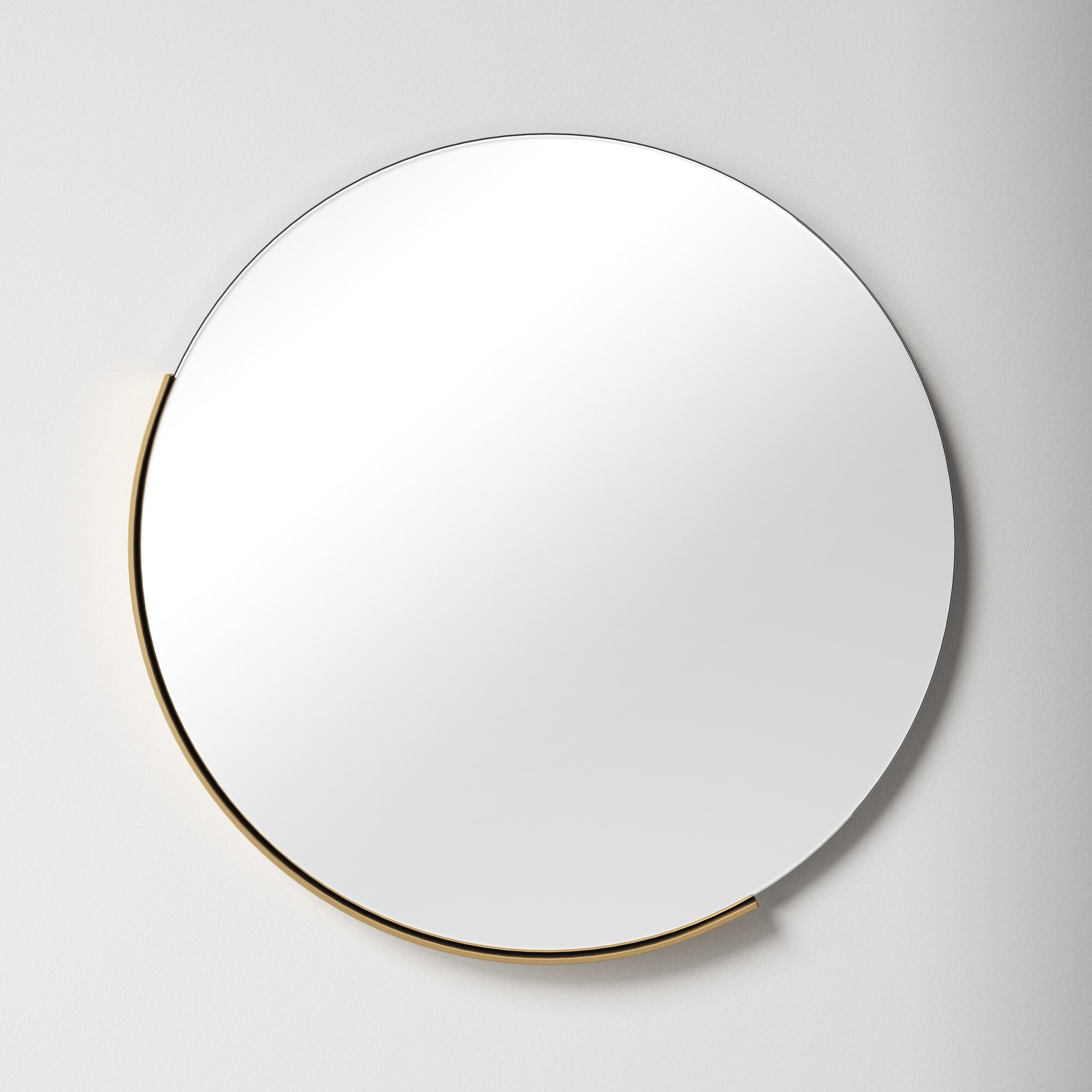 AllModern Eastman Metal Flat Wall Mirror & Reviews | Wayfair