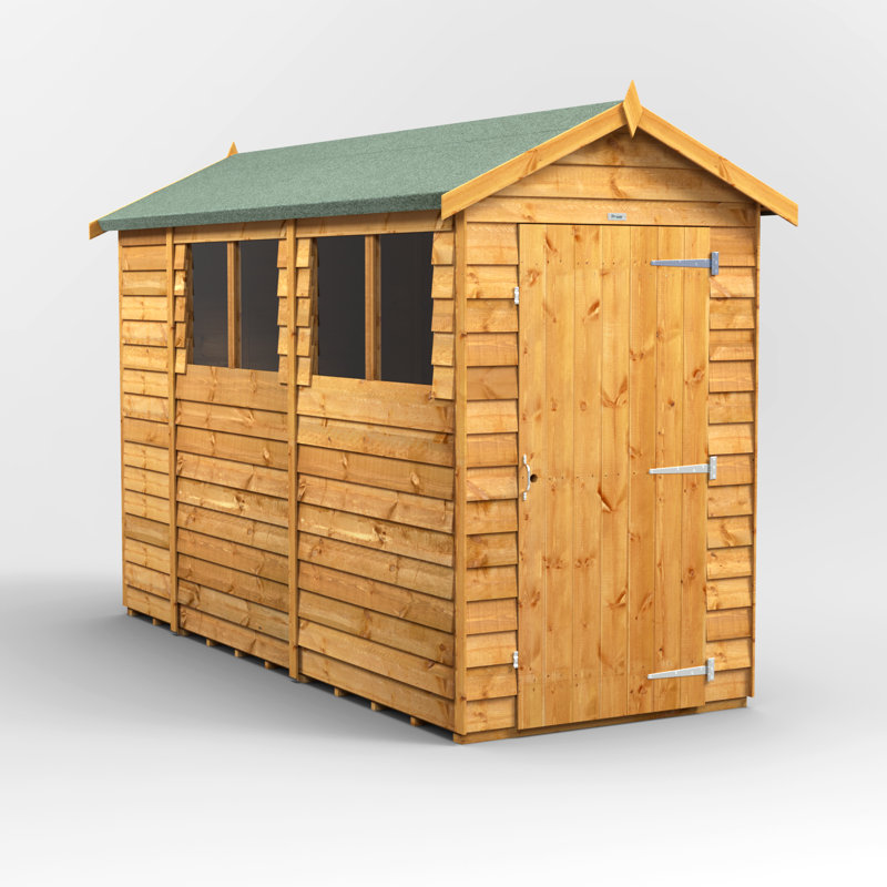 Powersheds Timber Overlap Apex Garden Shed